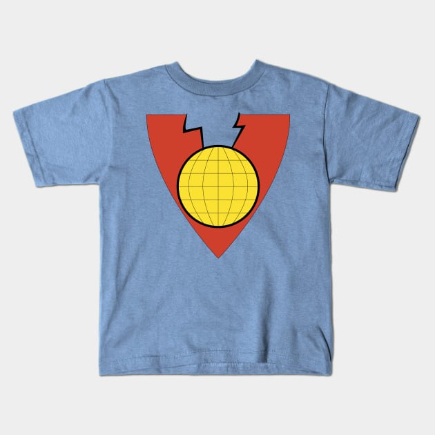 CAPTAIN PLANET SHIELD Kids T-Shirt by slyFinch